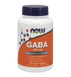 GABA 500 mg 100 caps NOW 
